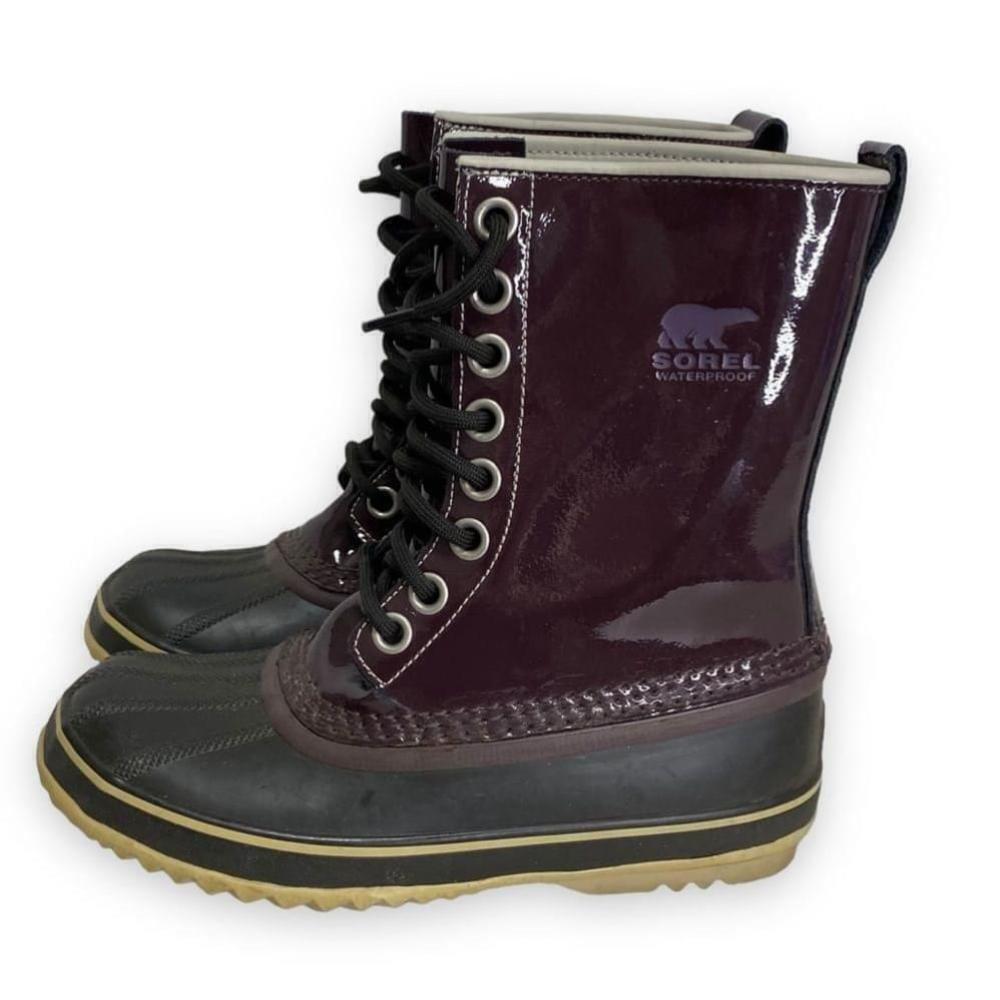 SOREL 1964 Premium Waterproof Winter Boot - Wine Patent - 6 - China